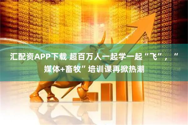 汇配资APP下载 超百万人一起学一起“飞”，“媒体+畜牧”培训课再掀热潮