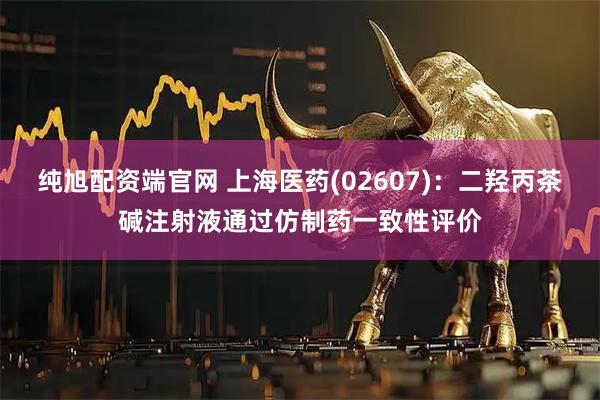 纯旭配资端官网 上海医药(02607)：二羟丙茶碱注射液通过仿制药一致性评价